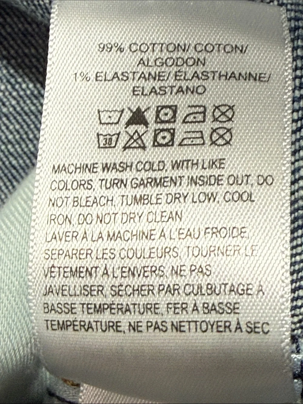 Lucky Brand 221 Straight Stretch Jeans Mens Size 36x30 Blue